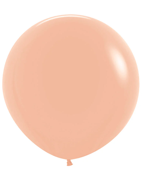 24in Sempertex Deluxe Peach Blush 10ct - Joker Party Supply