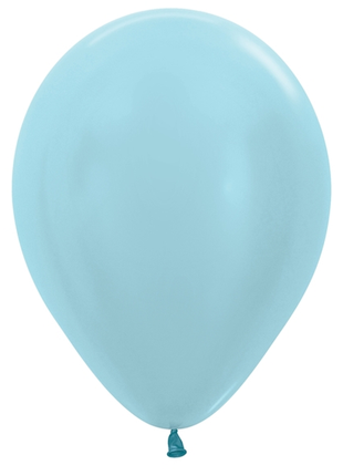 11in Sempertex Pearl Blue 100ct - Joker Party Supply