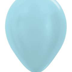 5in Sempertex Pearl Blue 100ct - Joker Party Supply