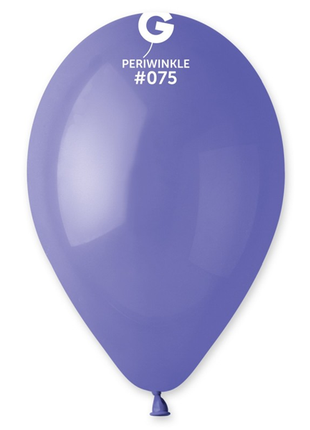 12in Gemar Standard Periwinkle Balloons 50ct #075 - Joker Party Supply