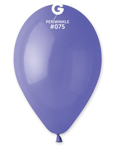 12in Gemar Standard Periwinkle Balloons 50ct #075 - Joker Party Supply