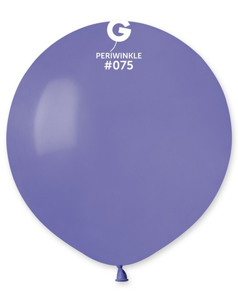 19in Gemar Standard Periwinkle Balloons 25ct #075 - Joker Party Supply