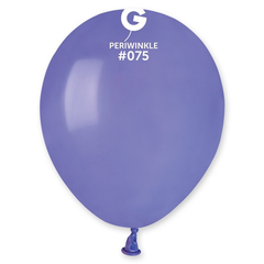 5in Gemar Standard Periwinkle Balloons 100 # 075 - Joker Party Supply