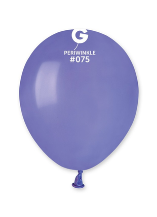 5in Gemar Standard Periwinkle Balloons 100 # 075 - Joker Party Supply