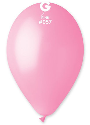 12in Gemar Standard Pink Balloons 50ct #057 - Joker Party Supply