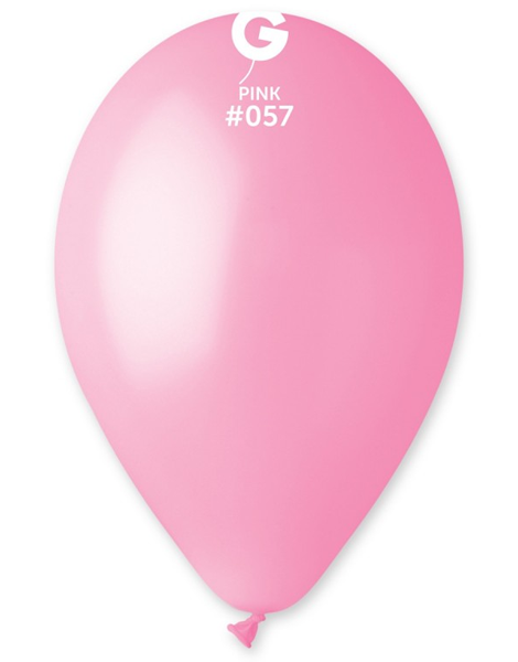 12in Gemar Standard Pink Balloons 50ct #057 - Joker Party Supply