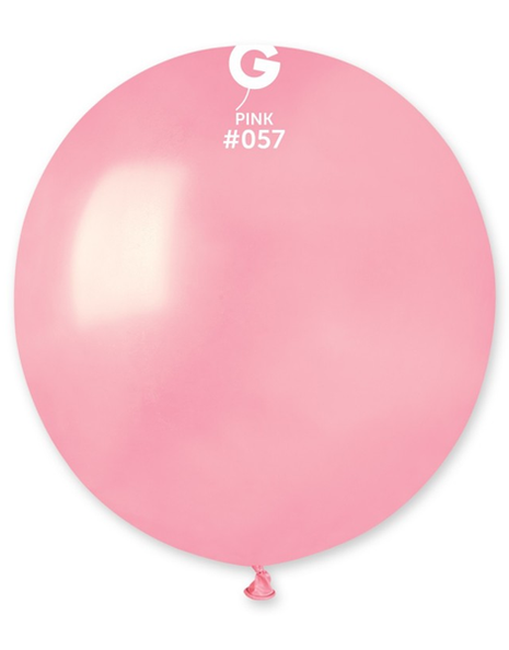 19in Gemar Standard Pink Balloons 25ct #057 - Joker Party Supply