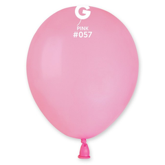 5in Gemar Standard Pink Balloons 100 # 057 - Joker Party Supply