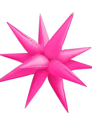 Globo Starburst rosa neón DecoChamp de 26 pulgadas