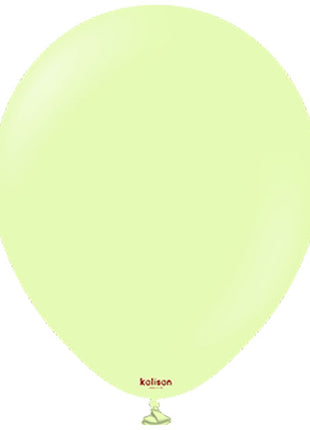 5 pulgadas Kalisan Macaron Pistacho 100 ct
