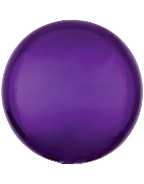 16in Anagram Purple Orbz Balloon - Joker Party Supply