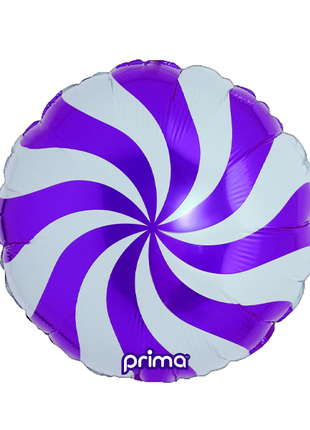 18in Prima Purple Swirl Balloon - Joker Party Supply