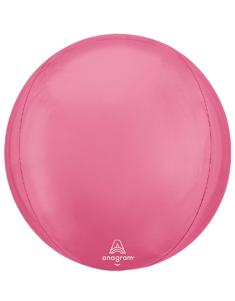 16in Anagram Vibrant Pink Orbz Balloon - Joker Party Supply