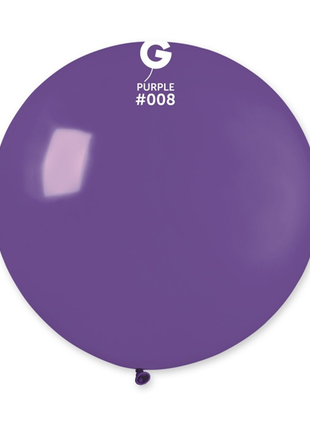 31in Gemar Standard Purple Balloon 1ct #008 - Joker Party Supply