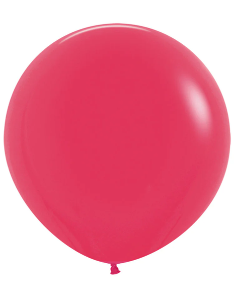 24in Sempertex Deluxe Raspberry 10ct - Joker Party Supply