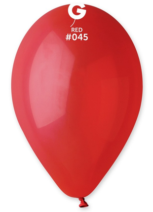 12in Gemar Standard Red Balloons 50ct #045 - Joker Party Supply