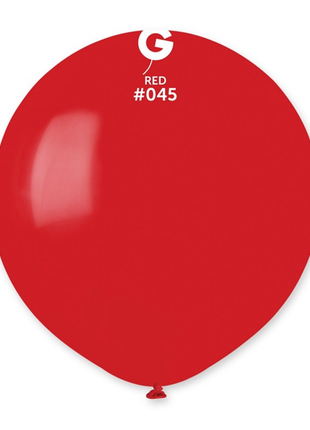 19in Gemar Standard Red Balloons 25ct #045 - Joker Party Supply