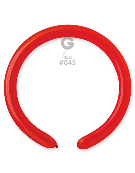 260 Gemar Standard Red Balloons 50ct #045 - Joker Party Supply