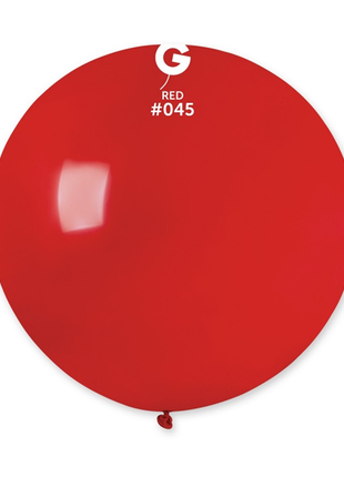 31in Gemar Standard Red Balloon 1ct #045 - Joker Party Supply