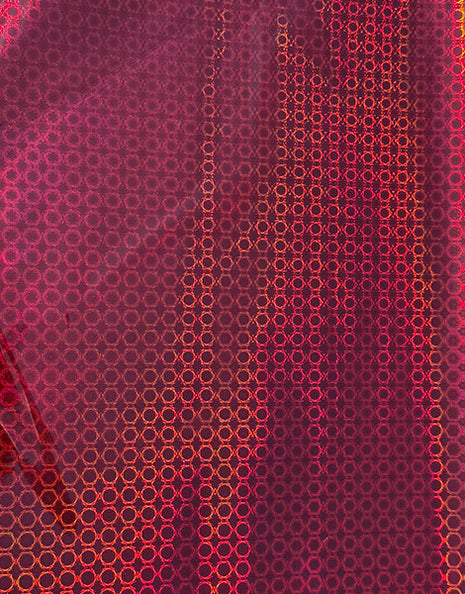 Red Holographic Foil Sheets 50ct (20in x 30in Designs May Very)
