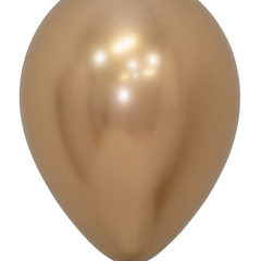 11in Sempertex Reflex Gold 50ct - Joker Party Supply