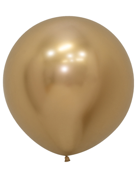 24in Sempertex Reflex Gold 10ct - Joker Party Supply