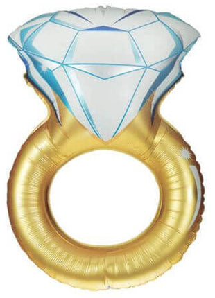 37in Betallic Wedding Ring Balloon