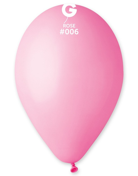 12in Gemar Standard Rose Balloons 50ct #006 - Joker Party Supply