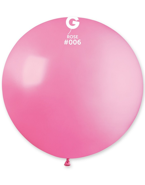31in Gemar Standard Rose Balloon 1ct #006 - Joker Party Supply