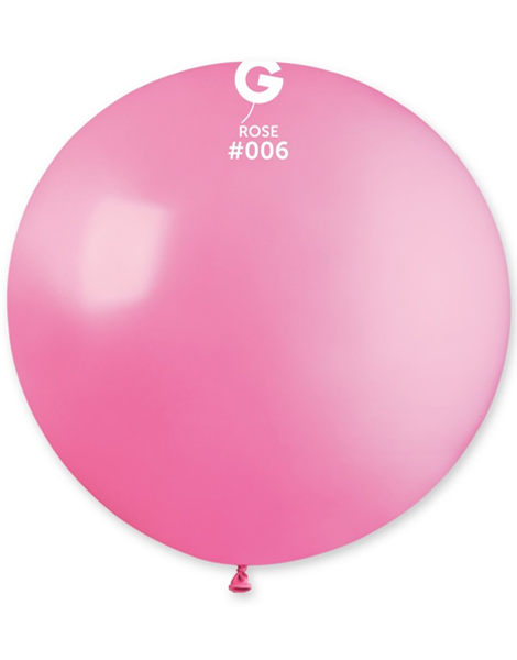 31in Gemar Standard Rose Balloon 1ct #006 - Joker Party Supply