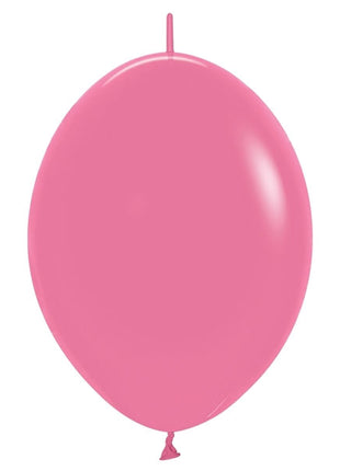 Sempertex Link-O-Loon Deluxe Rosa de 12 pulgadas, 50 unidades