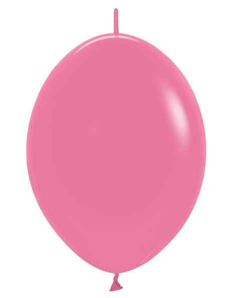 Sempertex Link-O-Loon Deluxe Rosa de 12 pulgadas, 50 unidades