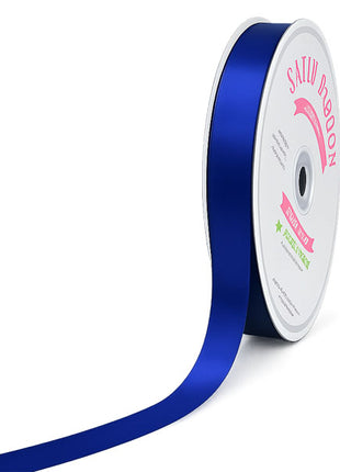 5/8in Single Face Satin Royal Blue Ribbon 100Yds