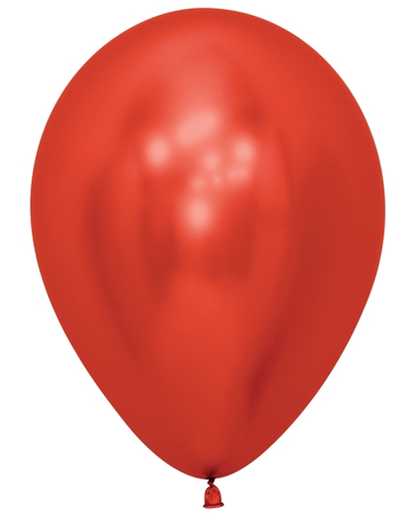 11in Sempertex Reflex Crystal Red 50ct - Joker Party Supply