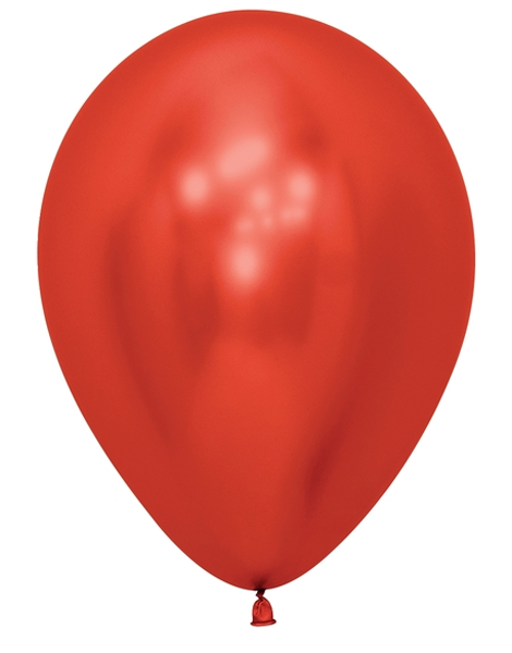 11in Sempertex Reflex Crystal Red 50ct - Joker Party Supply
