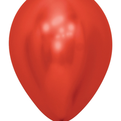5in Sempertex Reflex Crystal Red 100ct - Joker Party Supply