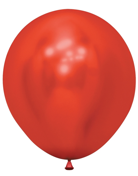 18in Sempertex Reflex Crystal Red 10ct - Joker Party Supply