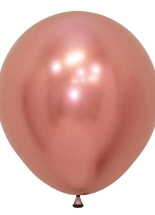 18in Sempertex Reflex Rose Gold 10ct - Joker Party Supply