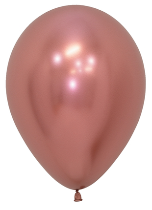 11in Sempertex Reflex Rose Gold 50ct - Joker Party Supply