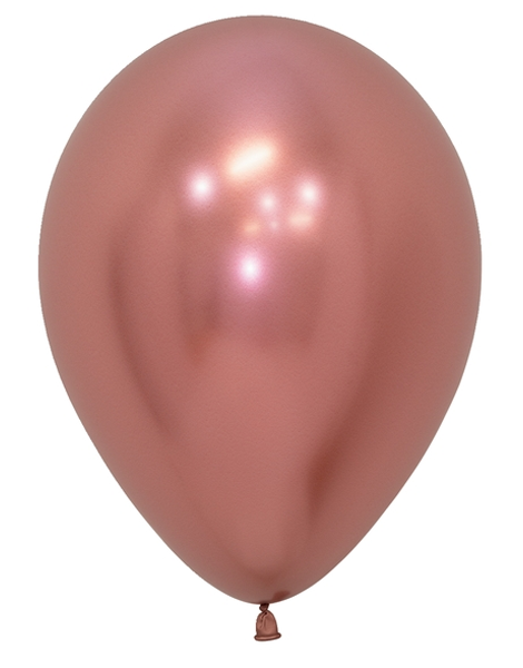 11in Sempertex Reflex Rose Gold 50ct - Joker Party Supply