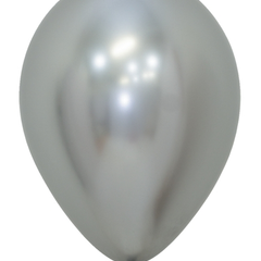 5in Sempertex Reflex Silver 100ct - Joker Party Supply