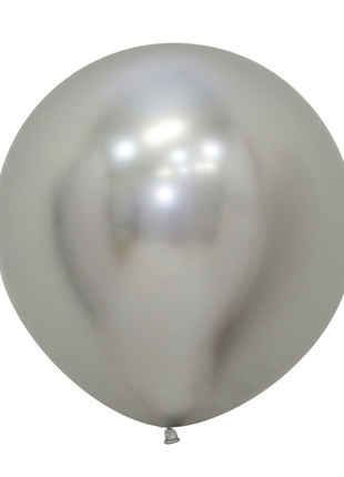 24in Sempertex Reflex Silver 10ct - Joker Party Supply
