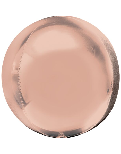 16in Anagram Rose Gold Orbz Balloon - Joker Party Supply