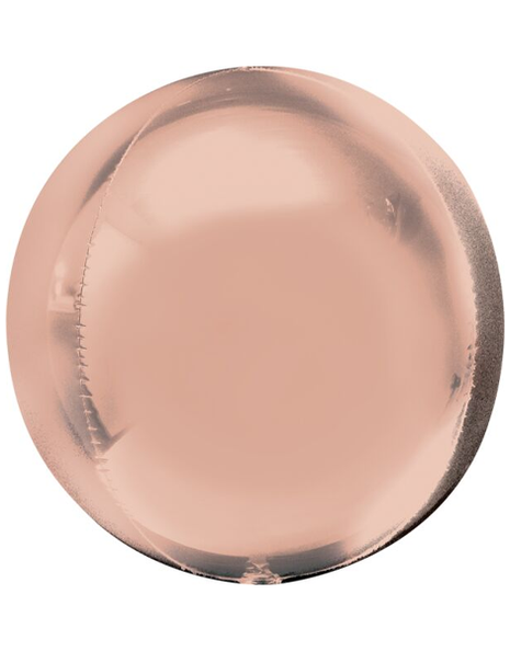 16in Anagram Rose Gold Orbz Balloon - Joker Party Supply