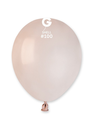 5in Gemar Standard Shell Balloons 100 # 100 - Joker Party Supply