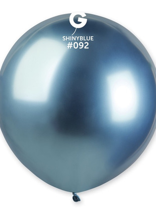 19in Gemar Shiny Blue Balloons 25ct #092 - Joker Party Supply