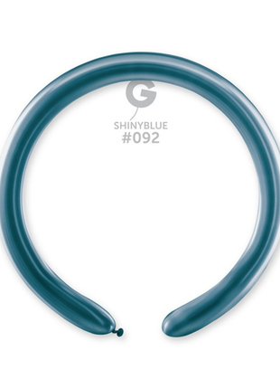 260 Gemar Shiny Blue Balloons 50ct #092 - Joker Party Supply