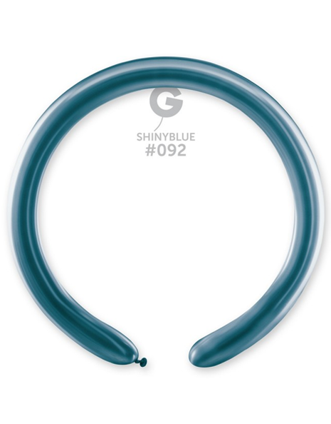 260 Gemar Shiny Blue Balloons 50ct #092 - Joker Party Supply