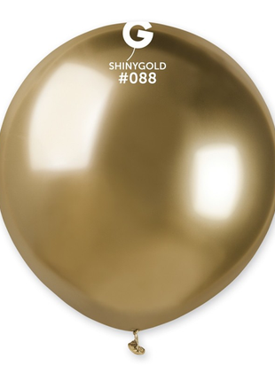 19in Gemar Shiny Gold Balloons 25ct #088 - Joker Party Supply