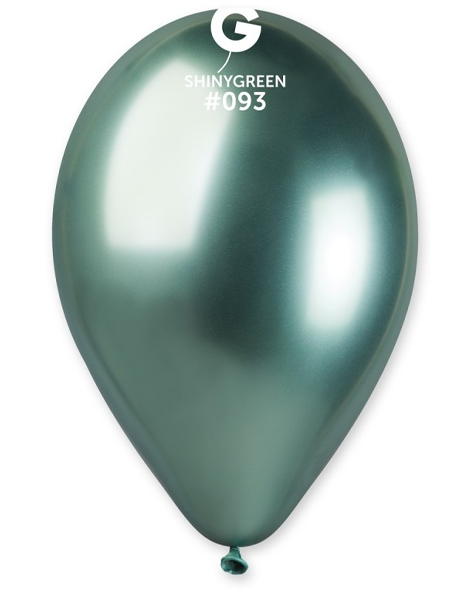 13in Gemar Shiny Green Balloons 25ct #093 - Joker Party Supply